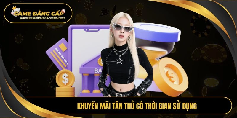 Khuyến mãi tân thủ có thời gian sử dụng