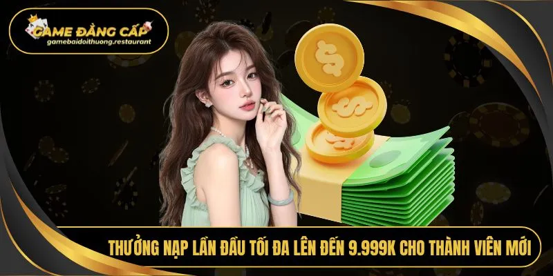 Thưởng nạp lần đầu 100% lên đến 9.999k dành cho tân thủ game bài đổi thưởng. Nhận ngay vốn gấp đôi, trải nghiệm cực đã - đăng ký hôm nay để không bỏ lỡ!Thưởng nạp đầu 100% trị giá 9.999k cho tân thủ gia nhập Thưởng nạp lần đầu được mệnh danh là ưu đãi quốc dân dành cho người mới khi tham gia Game bài đổi thưởng. Với mức bonus 100% lên đến 9.999k, bạn có thể nhân đôi vốn chỉ sau một lần nạp duy nhất. Đăng ký ngay hôm nay để tận dụng cơ hội vàng và bắt đầu hành trình chơi game! Thưởng nạp lần đầu - Cơ hội nhận 9.999k cho người mới thuong-nap-lan-dau-nhan-9999k Thưởng nạp lần đầu tối đa lên đến 9.999k cho thành viên mới Thưởng nạp đầu là một trong những chương trình ưu đãi hấp dẫn nhất, đặc biệt dành riêng cho tân thủ khi vừa đăng ký tài khoản tại cổng game. Hiểu đơn giản, đây là khoản tiền được tặng thêm dựa trên hạn mức bạn đã chuyển vào tài khoản lần đầu tiên. Với ưu đãi 100%, số tiền bạn nhận được sẽ gấp đôi so với số tiền nạp ban đầu. Để giúp bạn hình dung rõ hơn về lợi ích của thưởng nạp lần đầu, hãy xem một số trường hợp cụ thể: Số tiền nạp Thưởng 100% Tổng nhận 100.000 VNĐ 100.000 VNĐ 200.000 VNĐ 500.000 VNĐ 500.000 VNĐ 1.000.000 VNĐ 1.000.000 VNĐ 1.000.000 VNĐ 2.000.000 VNĐ 9.999.000 VNĐ 9.999.000 VNĐ 19.998.000 VNĐ Chi tiết khuyến mãi thưởng nạp 9.999k khi đăng ký tài khoản thuong-nap-lan-dau-chi-tiet Thưởng nạp lần đầu - toàn bộ thông tin về ưu đãi Nắm chi tiết chương trình sẽ giúp bạn tận dụng ưu đãi này một cách tối đa. Dưới đây là những thông tin quan trọng mà bất kỳ tân thủ nào cũng cần biết trước khi tham gia. Đối tượng áp dụng chương trình Chương trình được thiết kế riêng cho: Người chơi đăng ký tài khoản mới Chưa từng phát sinh giao dịch trước đó Tài khoản đã xác minh đầy đủ thông tin Nếu bạn đã từng tạo tài khoản hoặc sử dụng lại thông tin cũ, khả năng cao sẽ không đủ điều kiện nhận ưu đãi. Điều kiện nhận ưu đãi và rút tiền Dù hấp dẫn đến đâu, chương trình thưởng nạp lần đầu vẫn đi kèm một số điều kiện quan trọng mà bạn cần lưu ý: Mỗi tài khoản chỉ được nhận 1 lần duy nhất Không sử dụng nhiều tài khoản trên cùng thiết bị/IP Phải hoàn thành vòng cược yêu cầu trước khi rút tiền Một số game có thể không áp dụng tính cược Mức thưởng và hạn mức nhận tối đa Điểm nổi bật của chương trình chính là mức thưởng cực kỳ hấp dẫn. Bạn nạp càng nhiều thì mức tiền nhận về tài khoản càng lớn: Nội dung Chi tiết Tỷ lệ thưởng 100% giá trị nạp lần đầu Hạn mức thưởng tối đa 9.999.000 VNĐ Cách nhận thưởng Cộng trực tiếp vào tài khoản Thời gian diễn ra ưu đãi thưởng nạp lần đầu Thông thường, chương trình sẽ được triển khai linh hoạt theo từng giai đoạn nhằm thu hút người chơi mới: Áp dụng ngay sau khi đăng ký tài khoản thành công Có hiệu lực trong một khoảng thời gian nhất định (ví dụ: 24h - 72h sau khi đăng ký) Kéo dài cho đến khi nhà phát hành thông báo kết thúc Chính vì vậy, bạn nên: Nạp tiền sớm sau khi đăng ký Theo dõi thông báo từ hệ thống Tránh để quá thời hạn khiến ưu đãi hết hiệu lực Hướng dẫn nhận thưởng nạp lần đầu nhanh chóng, dễ hiểu thuong-nap-lan-dau-huong-dan Các bước nhận thưởng nạp lần đầu cho người mới Để nhận được phần thưởng nhanh chóng, bạn chỉ cần thực hiện theo các bước đơn giản dưới đây: Bước 1: Truy cập vào trang chủ chính thức của cổng game để thực hiện đăng ký tài khoản theo hướng dẫn từ hệ thống. Bước 2: Sau khi truy cập thành công vào nền tảng, chọn mục “Nạp tiền” trên giao diện. Bạn cần lựa chọn phương thức thanh toán phù hợp (chuyển khoản, ví điện tử…) và nhập số tiền muốn nạp. Bước 3: Sau khi giao dịch thành công, hệ thống sẽ tự động cộng thêm 100% số tiền vào tài khoản. Hội viên hãy kiểm tra số dư để xác nhận đã nhận bonus. FAQ - Giải đáp những thắc mắc về chương trình ưu đãi Nhiều hội viên, đặc biệt là người mới vẫn còn khá nhiều câu hỏi liên quan đến chương trình. Dưới đây là những thắc mắc phổ biến nhất cùng lời giải đáp cụ thể giúp bạn hiểu rõ hơn trước khi tham gia. Phần thưởng có rút được ngay không? Không. Bạn cần hoàn thành điều kiện vòng cược (rollover) theo quy định trước khi thực hiện rút tiền. Tôi có thể nhận thưởng nạp lần đầu nhiều lần không? Không. Chương trình chỉ áp dụng duy nhất 1 lần cho mỗi tài khoản. Nếu phát hiện gian lận (tạo nhiều tài khoản), ưu đãi có thể bị thu hồi. Không nhận được thưởng sau khi nạp thì phải làm sao? Nếu bạn đã nạp tiền nhưng chưa nhận được thưởng nạp lần đầu, hãy kiểm tra các yếu tố sau: Bạn đã chọn đúng gói khuyến mãi trước khi nạp chưa? Tài khoản có phải là tài khoản mới 100% không? Giao dịch đã hoàn tất thành công chưa? Nếu vẫn chưa nhận được tiền bonus, bạn nên liên hệ đến bộ phận CSKH để được hỗ trợ. Kết luận Thưởng nạp lần đầu chính là bệ phóng hoàn hảo dành cho tân thủ khi bước chân vào Game bài đổi thưởng. Không chỉ giúp nhân đôi vốn, ưu đãi này còn mở ra cơ hội trải nghiệm đa dạng trò chơi với chi phí tối ưu. Đừng chần chừ, hãy đăng ký ngay hôm nay để nhận ưu đãi và bắt đầu hành trình chơi game cực đã! Thưởng nạp lần đầu tối đa lên đến 9.999k cho thành viên mới